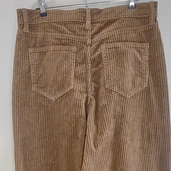 EUC Lands' End High Waist Wide Leg Corduroy Pants/Jeans Women's Size 12 - Picture 8 of 12